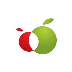 食品公司logo设计--苹果logo图标素材下载