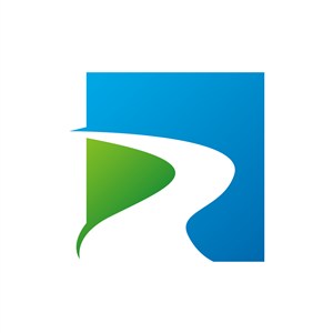 旅游公司logo设计--河流风景logo图标素材下载