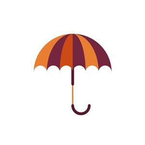 家居公司logo设计--雨伞logo图标素材下载