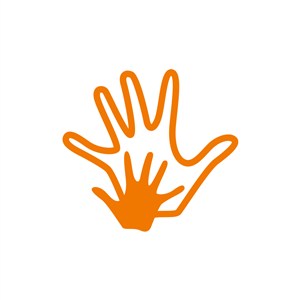 贸易公司logo设计--双手合作logo图标素材下载