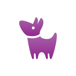 服饰时尚logo设计--宠物狗logo图标素材下载