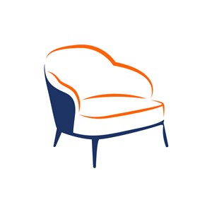 家居公司logo设计--沙发logo图标素材下载