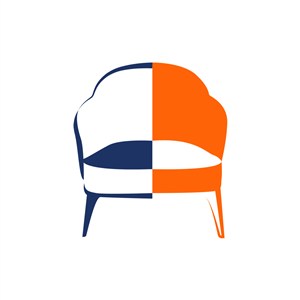 家居公司logo设计--家具椅子logo图标素材下载