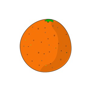 食品公司logo设计--橘子logo图标素材下载