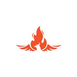 设计公司logo设计--凤凰火焰logo图标素材下载