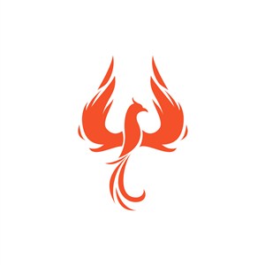 设计公司logo设计--凤凰火烈鸟logo图标素材下载