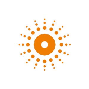 家居logo设计--发散太阳logo图标素材下载