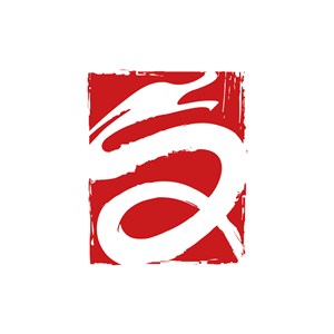 红色龙矢量logo图标设计