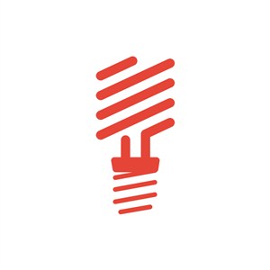 创意灯泡互联网方向矢量logo图标