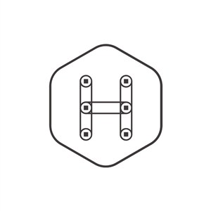 字母H矢量创意logo素材