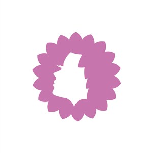 美容医疗logo设计--女人花朵logo图标素材下载