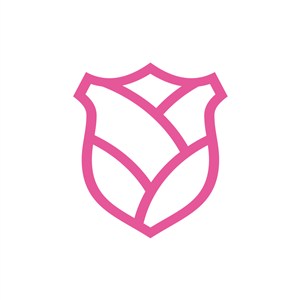 服装珠宝logo设计--玫瑰花logo图标素材下载