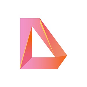 美容时尚logo设计--几何三角形logo图标素材下载