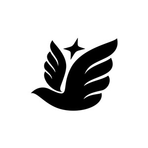 设计传媒logo设计--飞鸟星logo图标素材下载