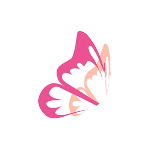美容医疗logo设计--蝴蝶logo图标素材下载