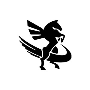 设计传媒logo设计--飞马logo图标素材下载