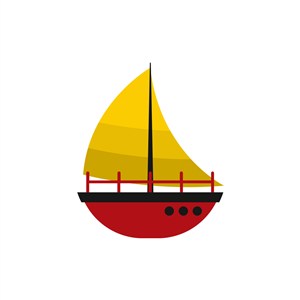 酒店旅游logo设计--帆船logo图标素材下载