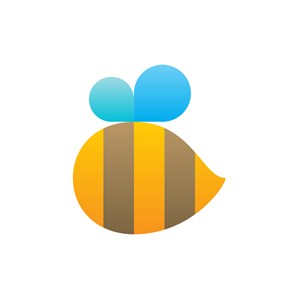 服饰时尚logo设计--蜜蜂logo图标素材下载