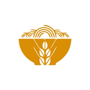 餐饮食品logo设计--小麦面条logo图标素材下载