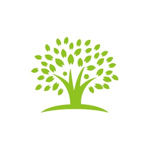 家居logo设计--大树logo图标素材下载