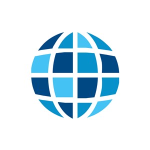 商务贸易logo设计--地球运输物流网络logo图标素材下载