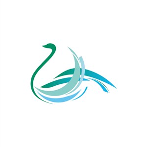 酒店旅游logo设计--天鹅logo图标素材下载