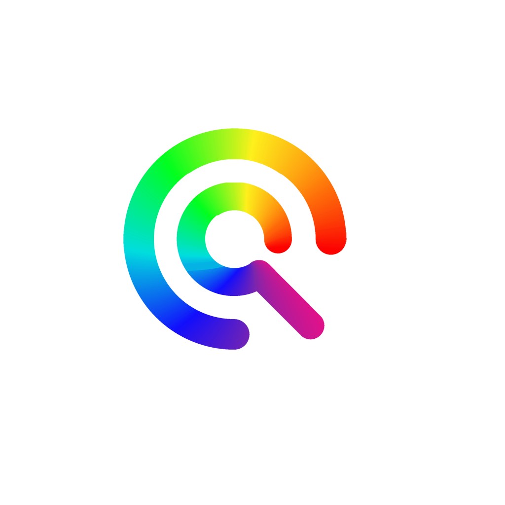 彩色字母Q矢量logo标志下载