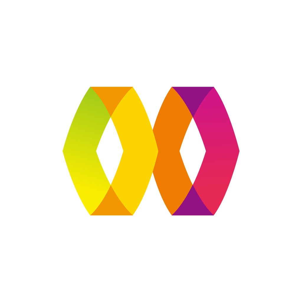 彩色社团矢量logo图标素材下载 