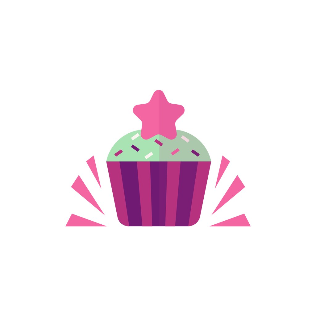 杯子蛋糕矢量图标志素材logo图标素材下载