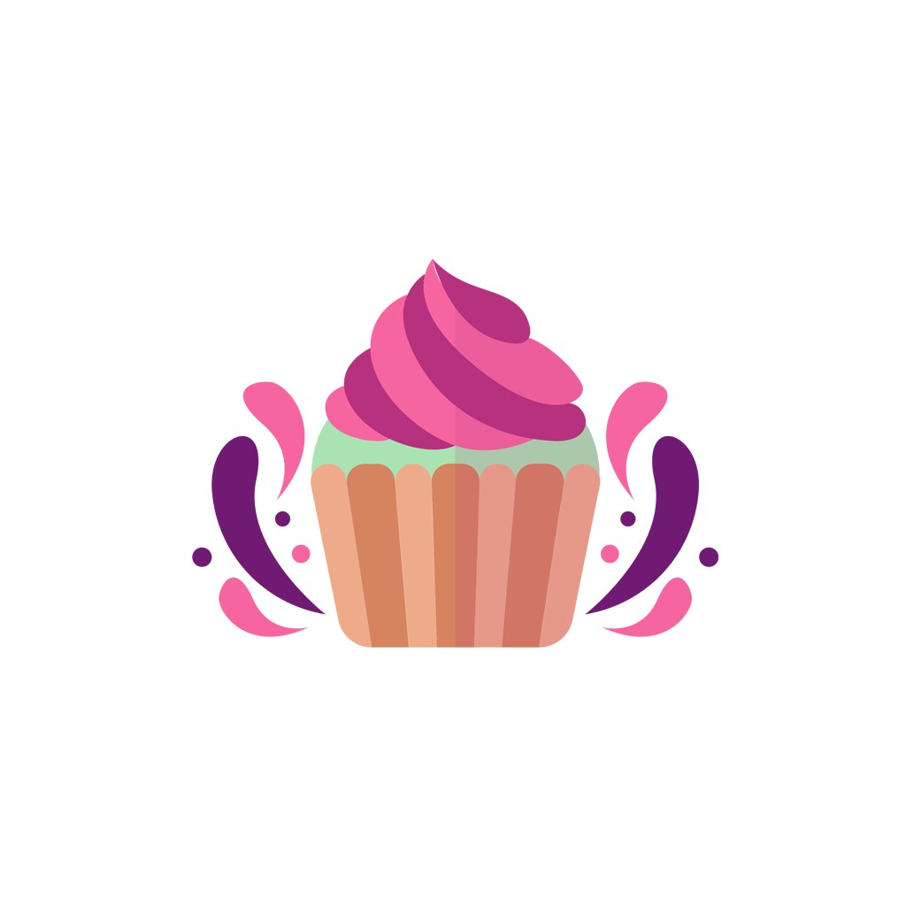 食品蛋糕logo设计-杯子蛋糕矢量图logo图标素材下载