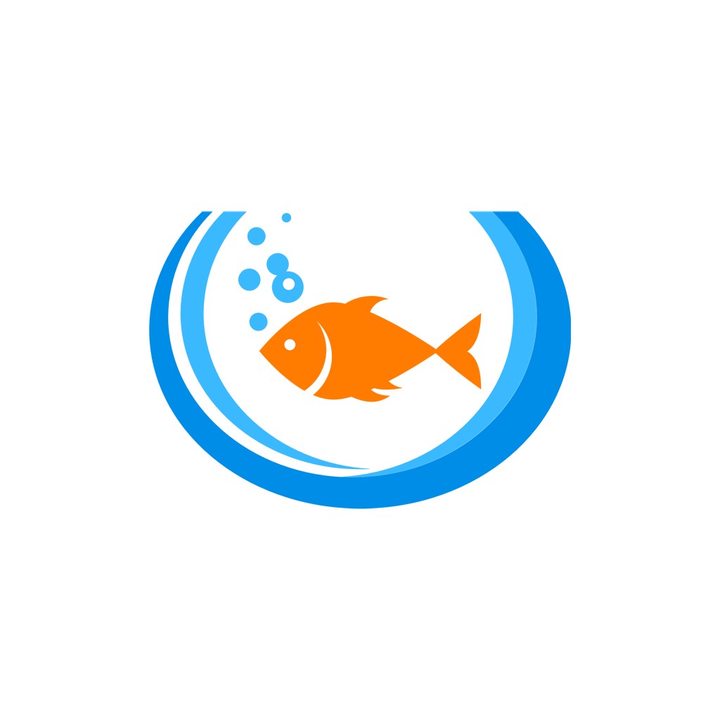 食品公司logo设计--鱼logo图标素材下载