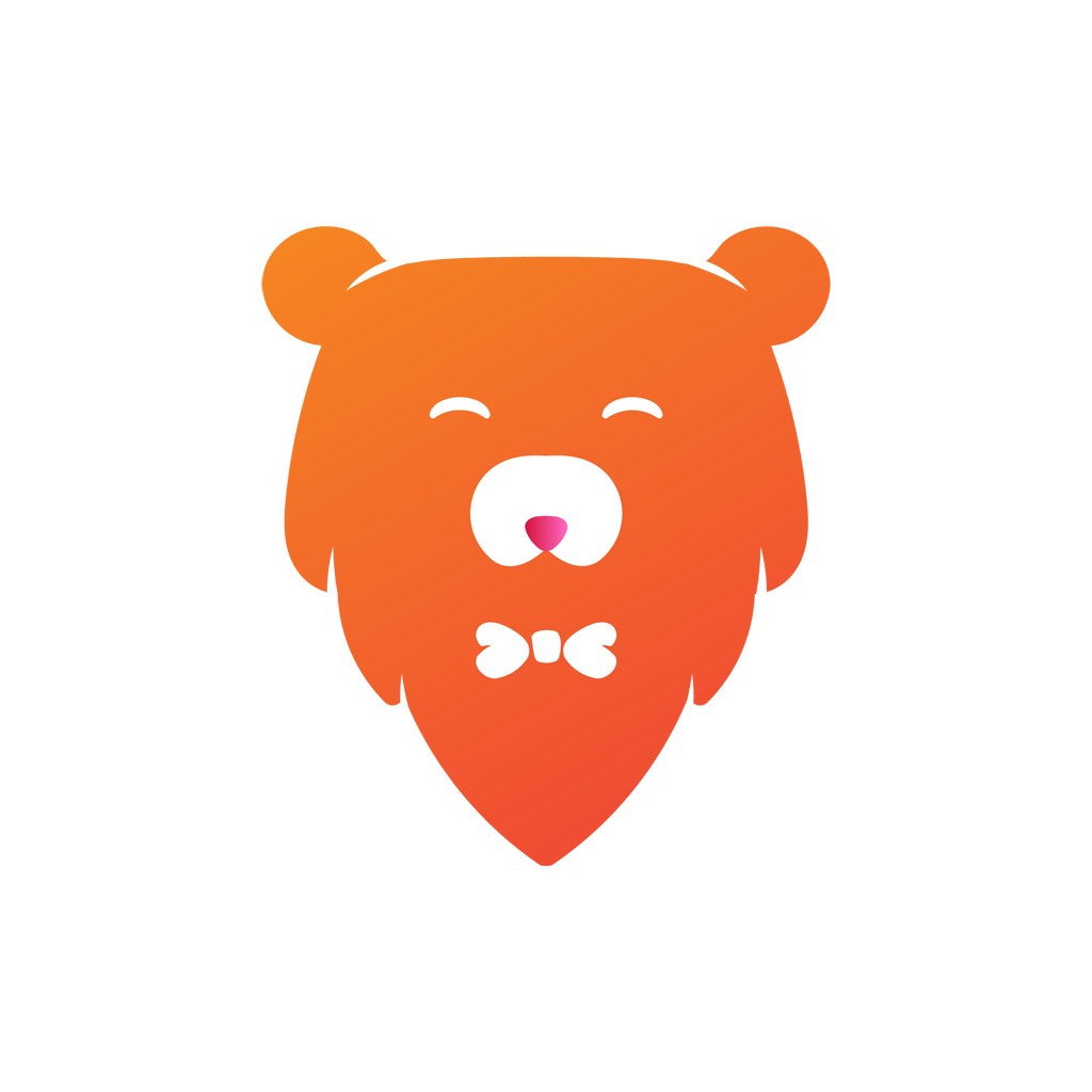 运动品牌logo设计--熊logo图标素材下载