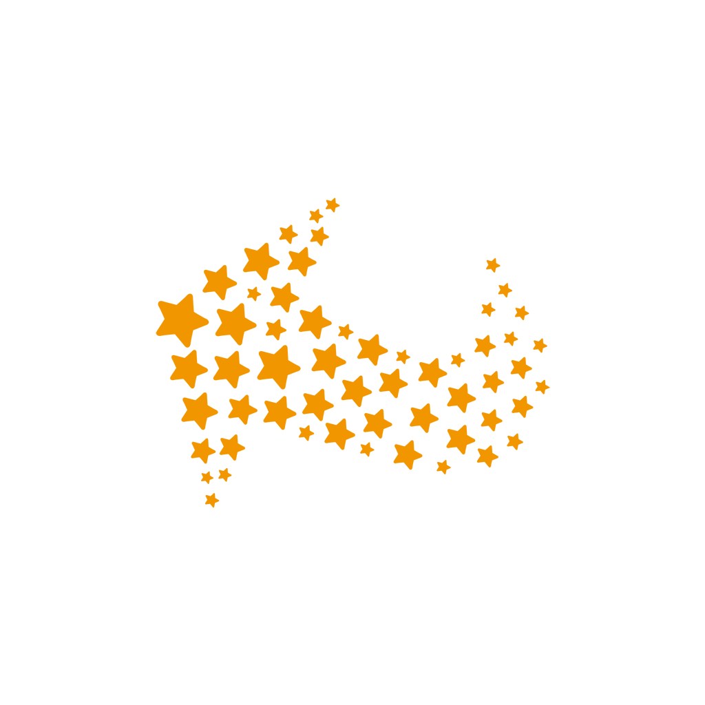 商务贸易logo设计--星星箭头logo图标素材下载