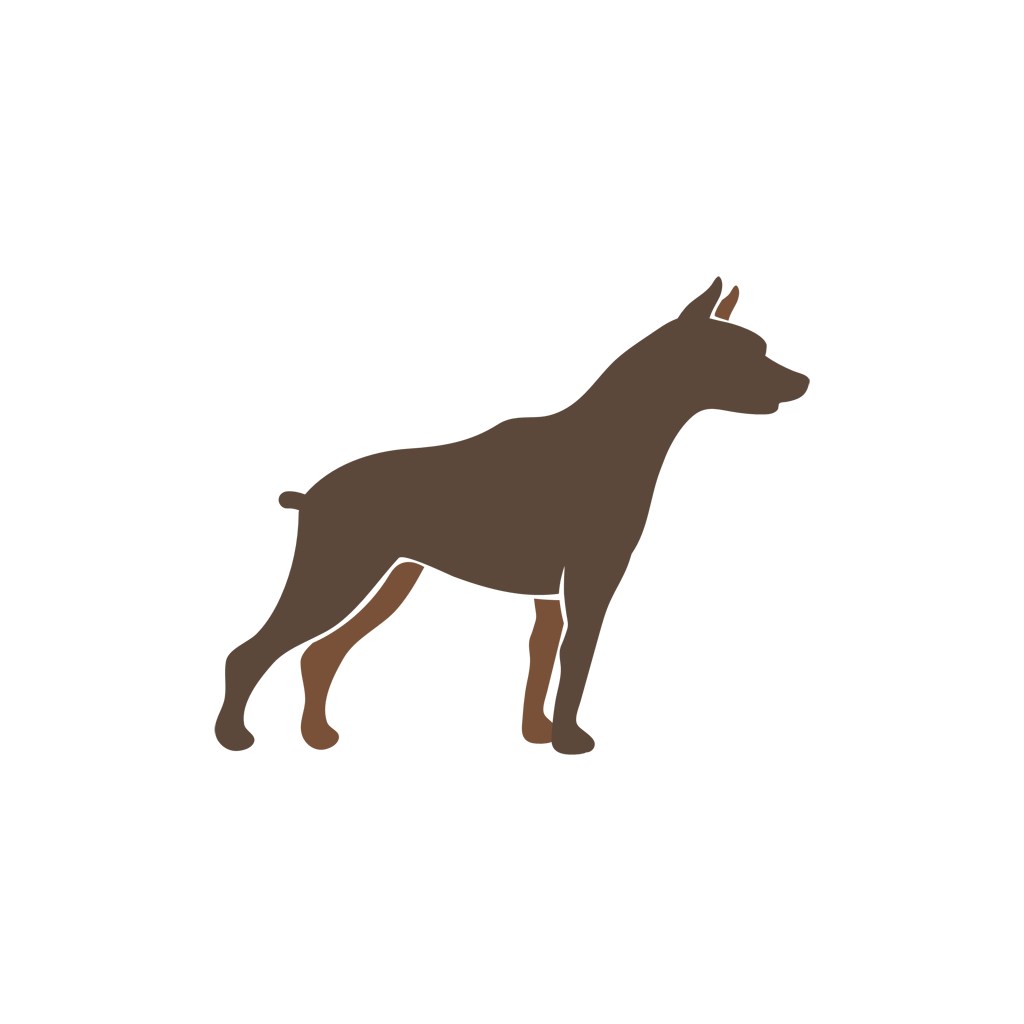 运动品牌logo设计--宠物赛犬logo图标素材下载