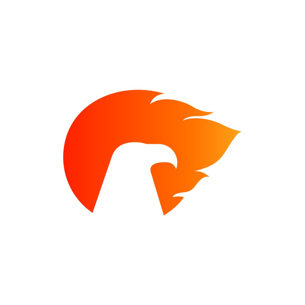 设计公司logo设计--老鹰火焰logo图标素材下载
