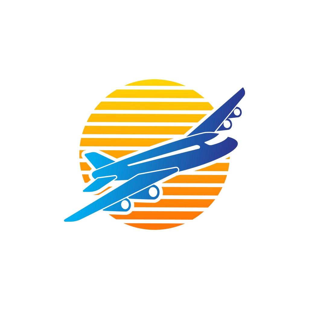 飞机logo矢量图图片