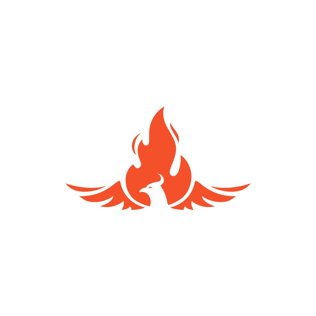 设计公司logo设计--凤凰火焰logo图标素材下载