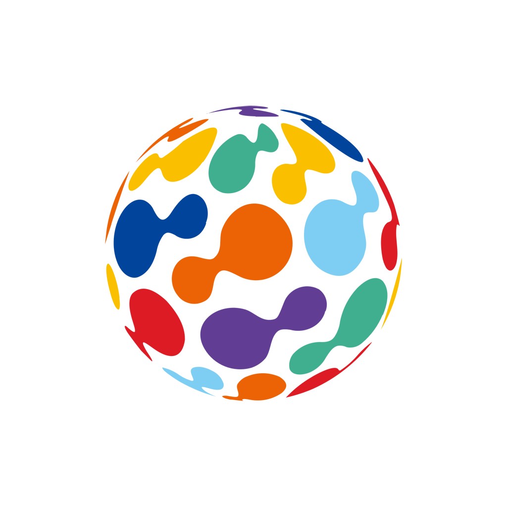 彩色球形文化相关艺术矢量logo图标素材下载