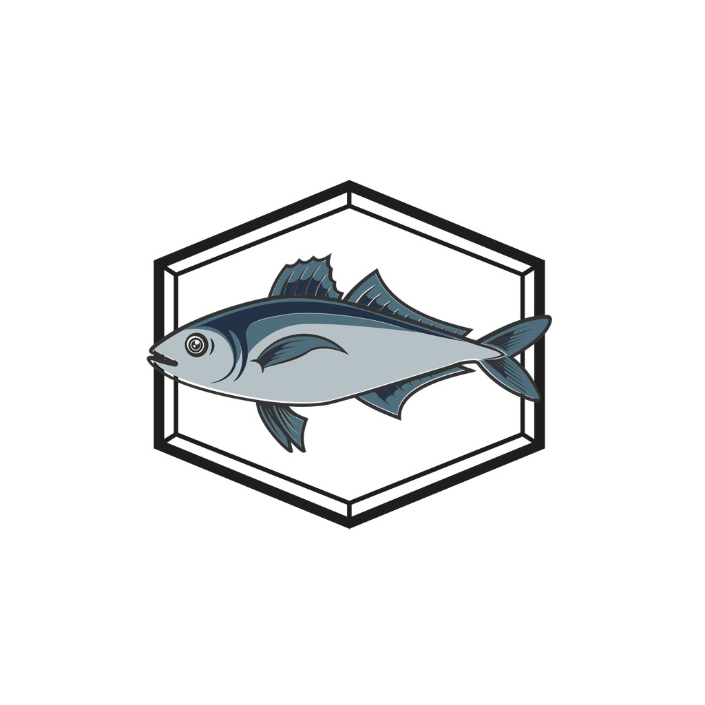海鲜餐厅鱼logo图标