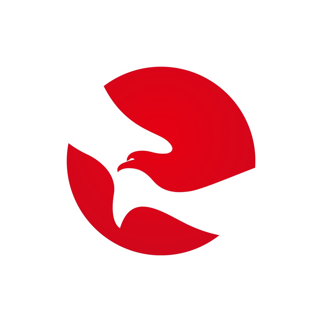 红色和平鸽矢量logo图标设计