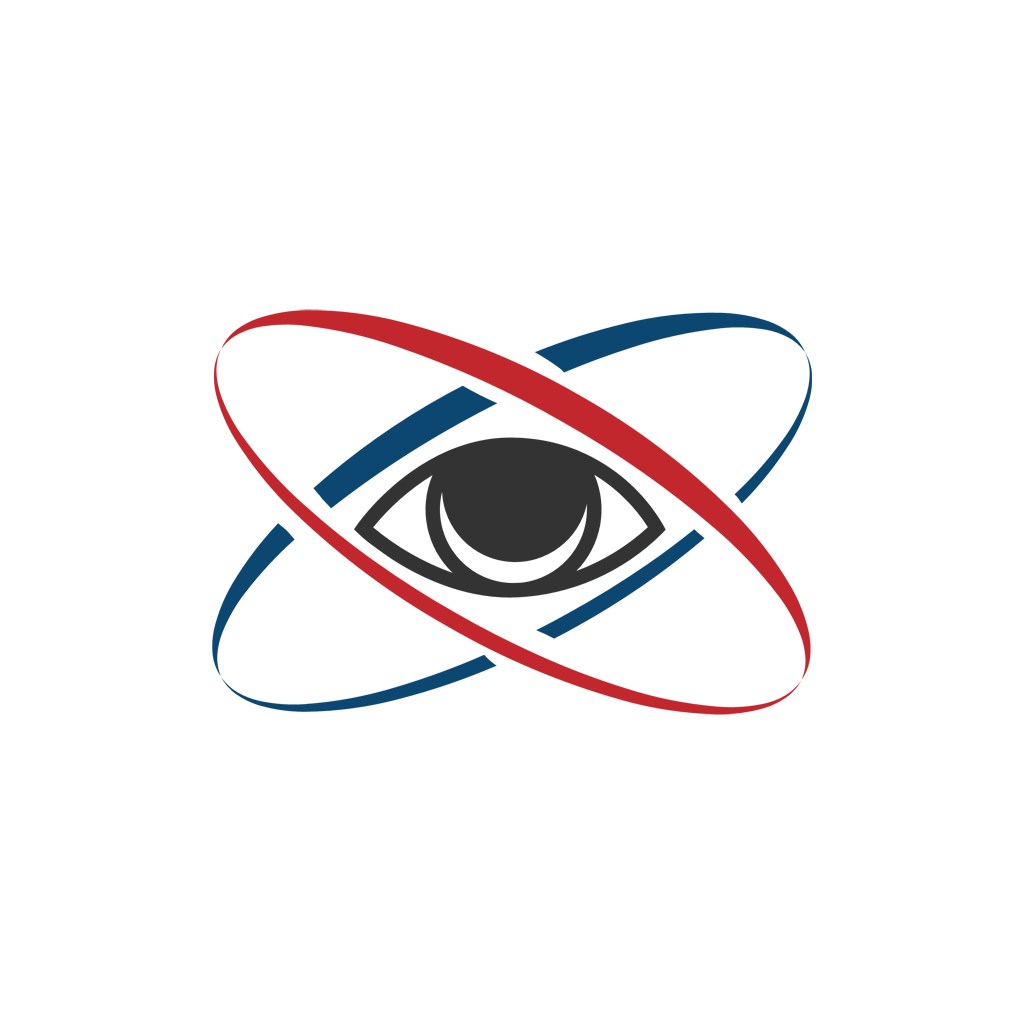 眼睛视野轨迹矢量logo素材设计