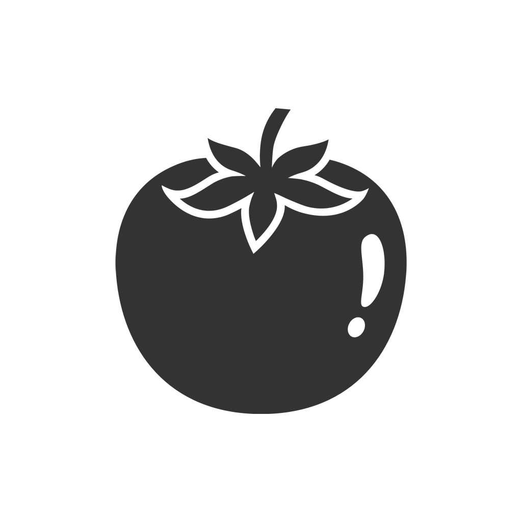 黑色柿子矢量logo