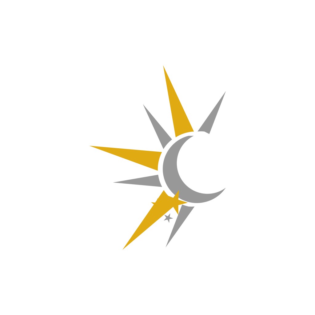 半边太阳矢量logo图标素材下载