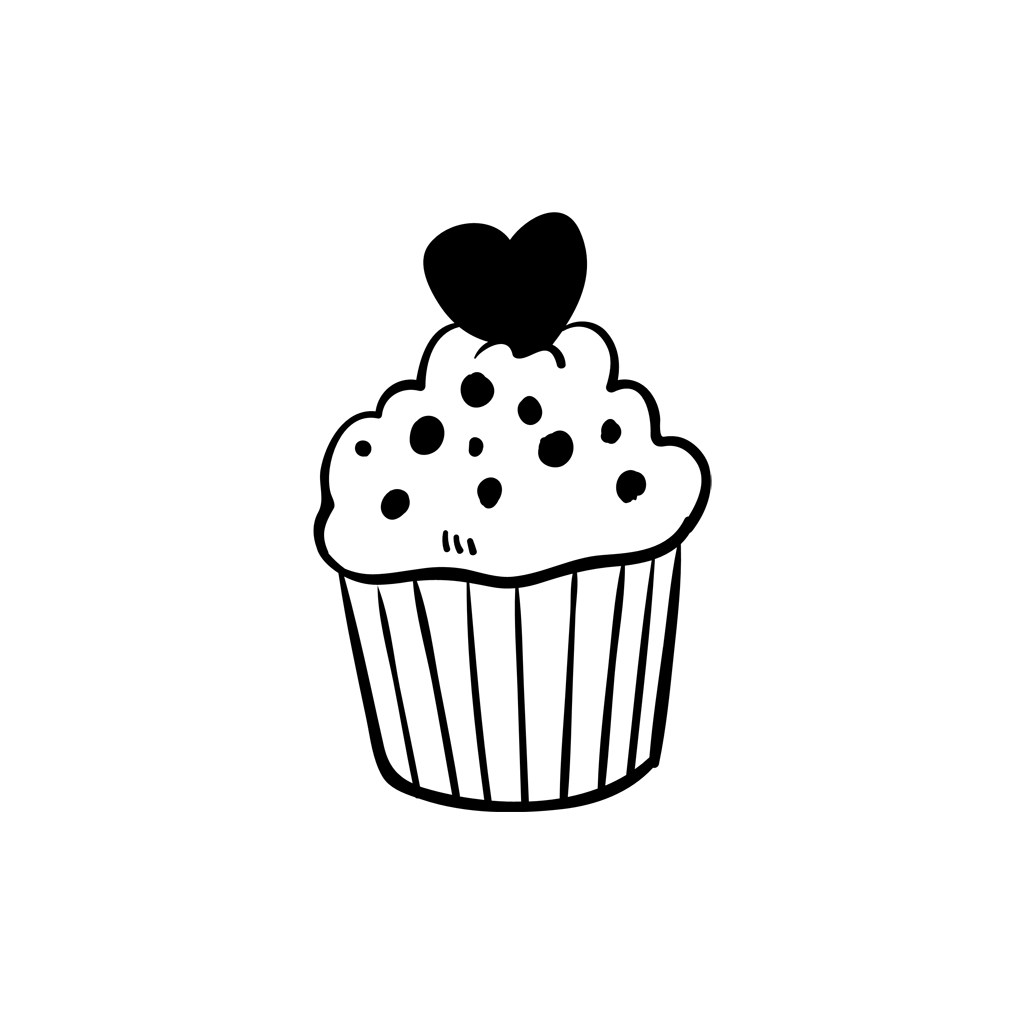 蛋糕食品logo设计-爱心蛋糕矢量logo图标素材下载