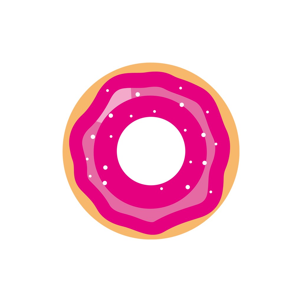 餐饮食品logo设计--甜甜圈logo图标素材下载