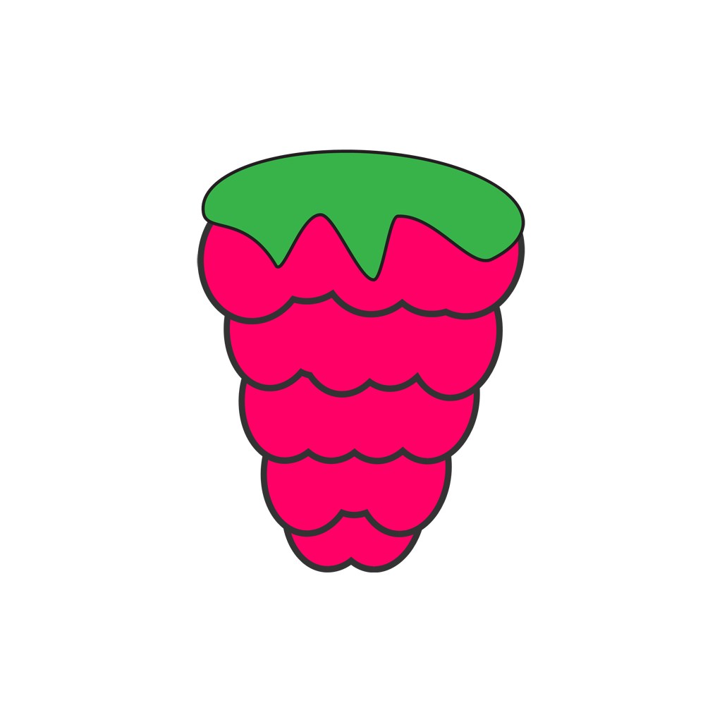 食品餐饮logo设计--粉色葡萄logo图标素材下载