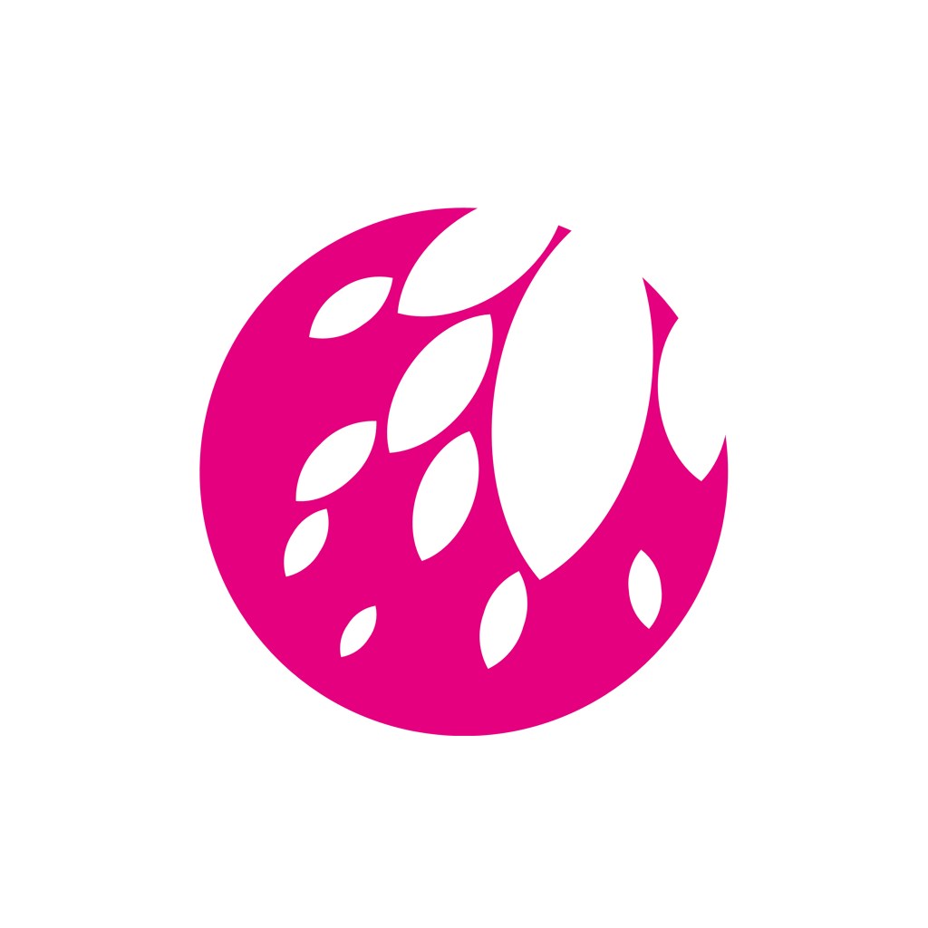 服饰时尚logo设计--花朵圆形logo图标素材下载