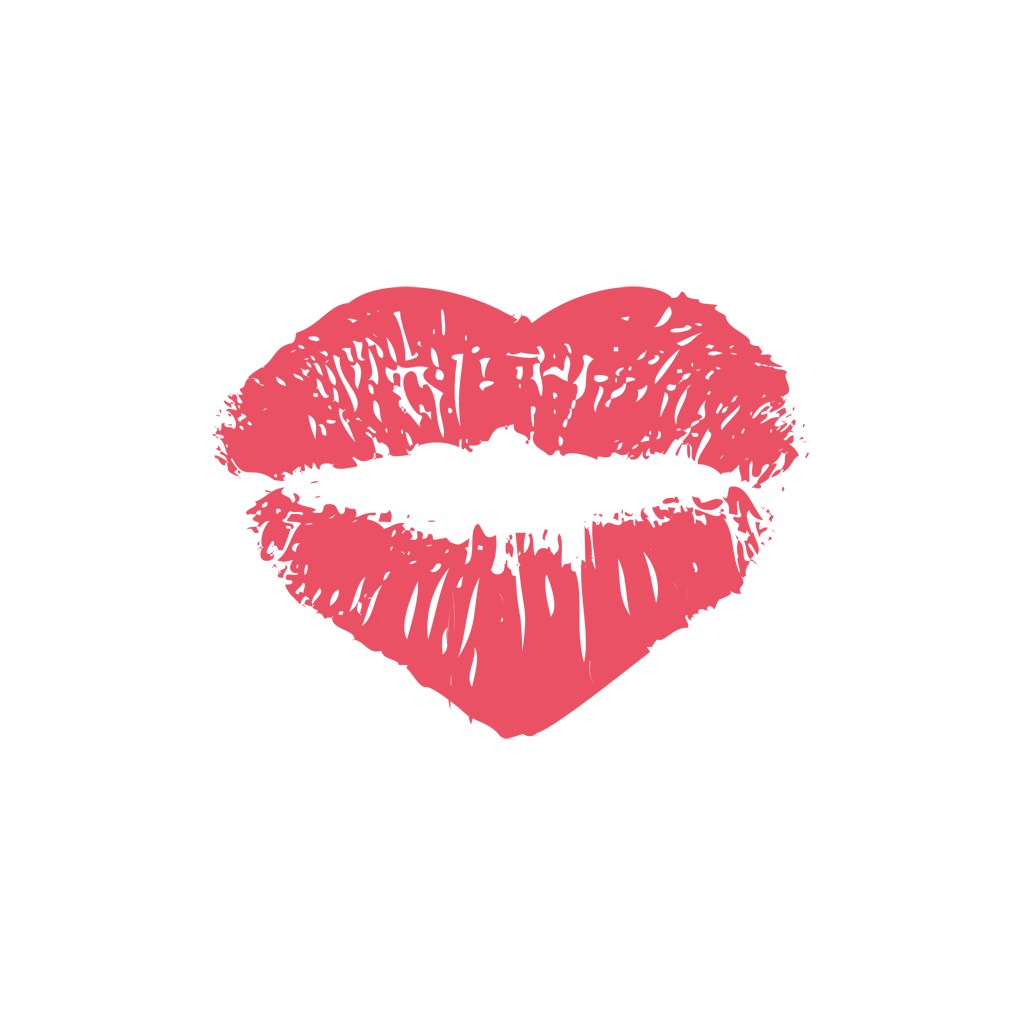 美容医疗logo设计--唇印logo图标素材下载