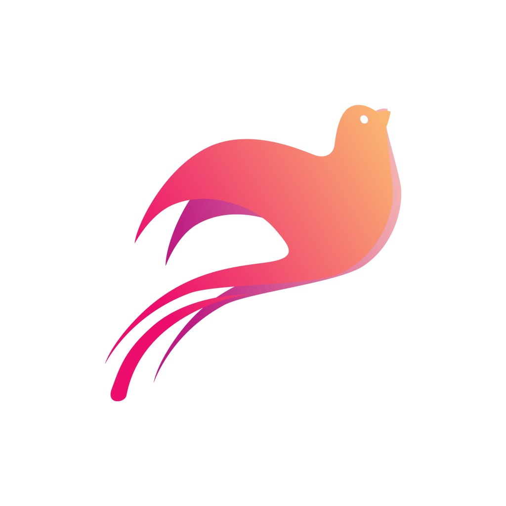 设计传媒logo设计--飞鸟logo图标素材下载