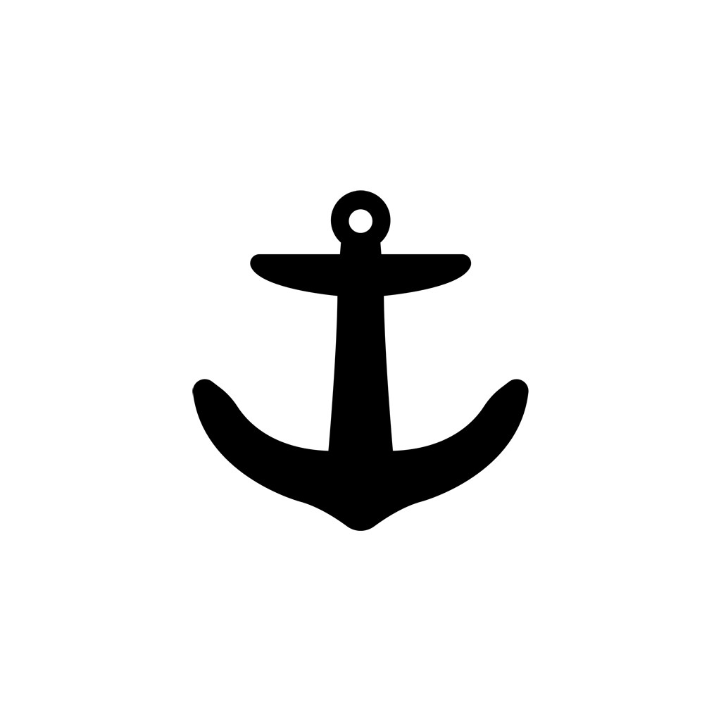 酒店旅游logo设计--大海航运抛锚logo图标素材下载
